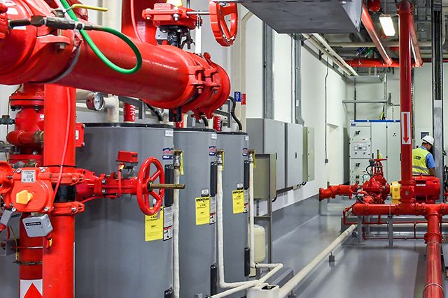 water supply for fire suppression